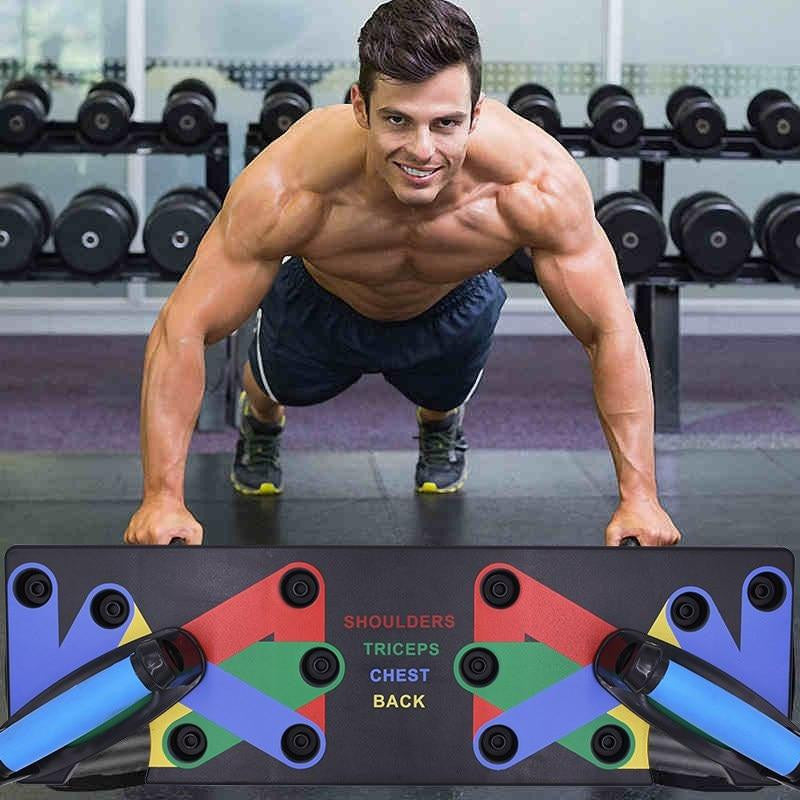 💪 Tabla de Flexiones Multifunción Fitboard 9 en 1 – Entrena Inteligente, Supera Tus Límites 🚀